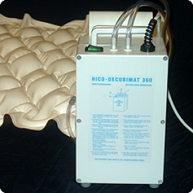 מערכת המורכבת ממשאבה ומזרון למניעת פצעי לחץ - HICO-Decubimat 367